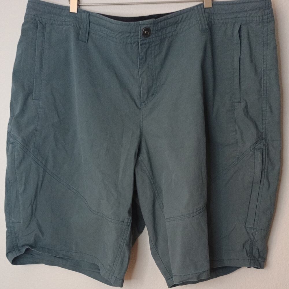 Kuhl Women's Blue Shorts Zip Pockets Cargo Outdoor Hiking Summer